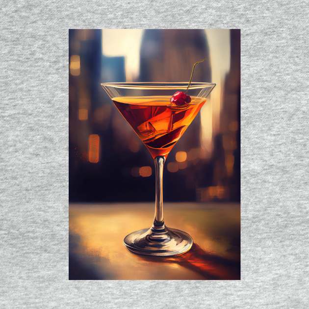 Manhattan cocktail by ABART BY ALEXST 